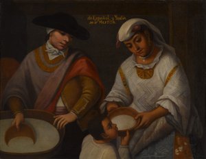 Da spagnolo e indiana, meticcio (De Español y India sale Mestizo), inizio XVIII secolo